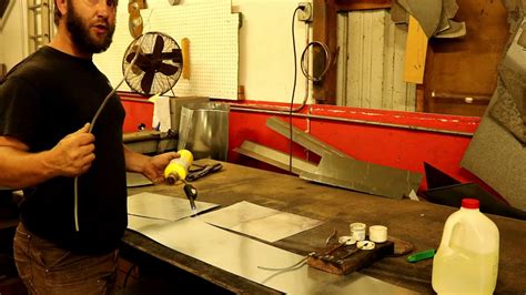 soldering a sheet metal box|will solder hold metal together.